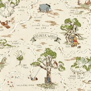 วอลเปเปอร์ OWLS WALLPAPERS ลายป่า 100 เอเคอร์ ขนาด 52CM X 10M_2